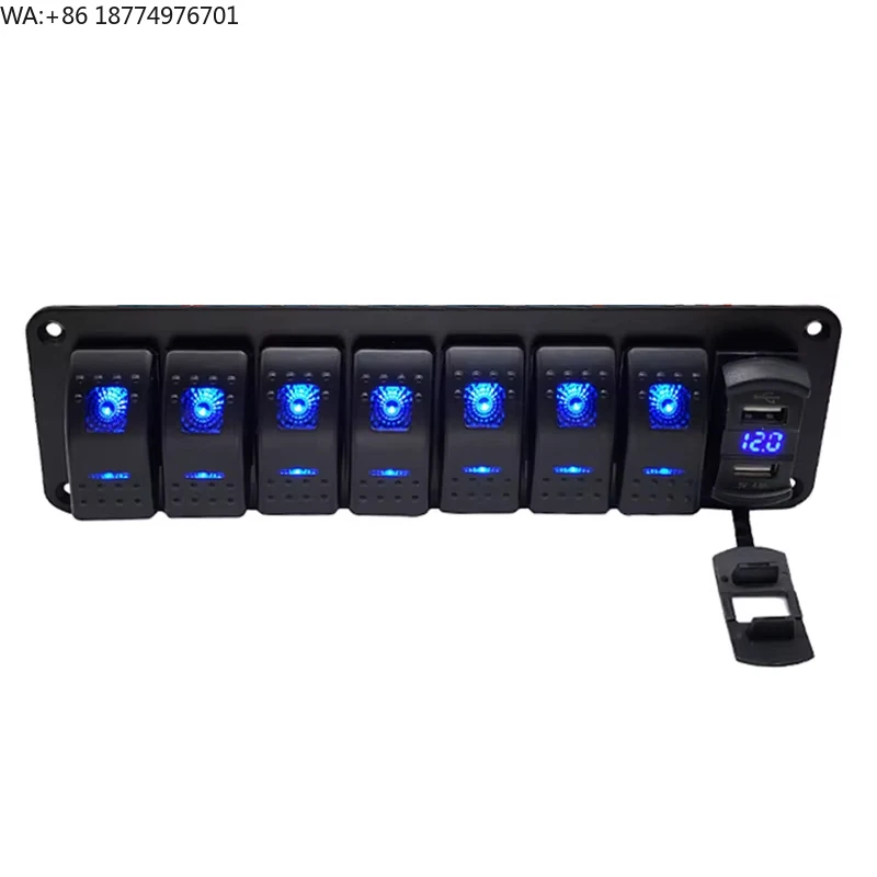 

Оригинальная морская светодиодная панель с выключателями-рычагами, яркая лакированная панель с тумблерами для грузовиков, автомобилей, лодок