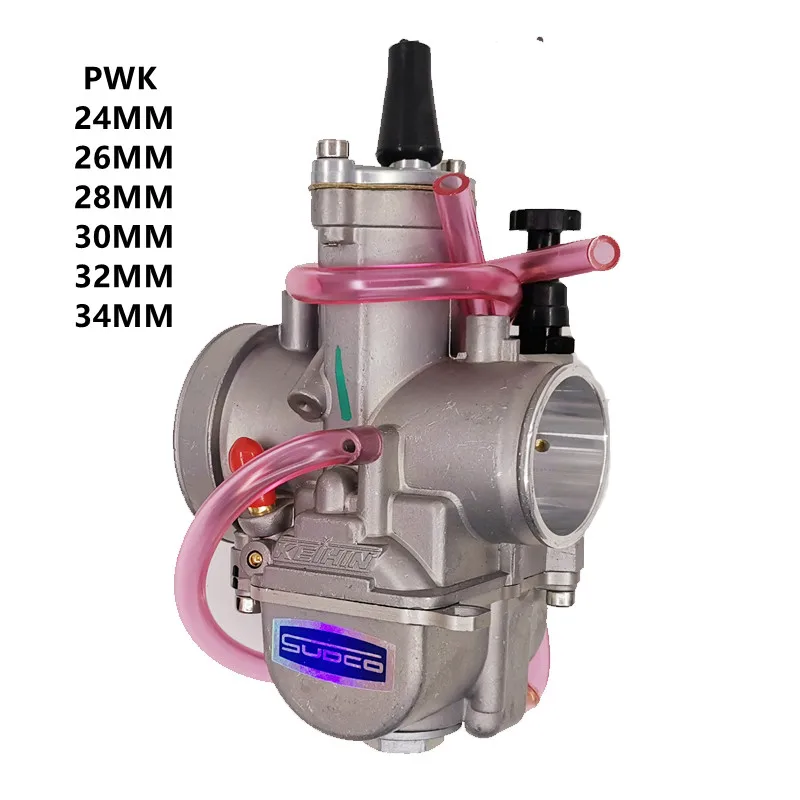 PWK 24 28 30 32 34mm Universal Carburetor For Keihin 2T 4T Motorcycle Carb With Power Jet Motor ATV