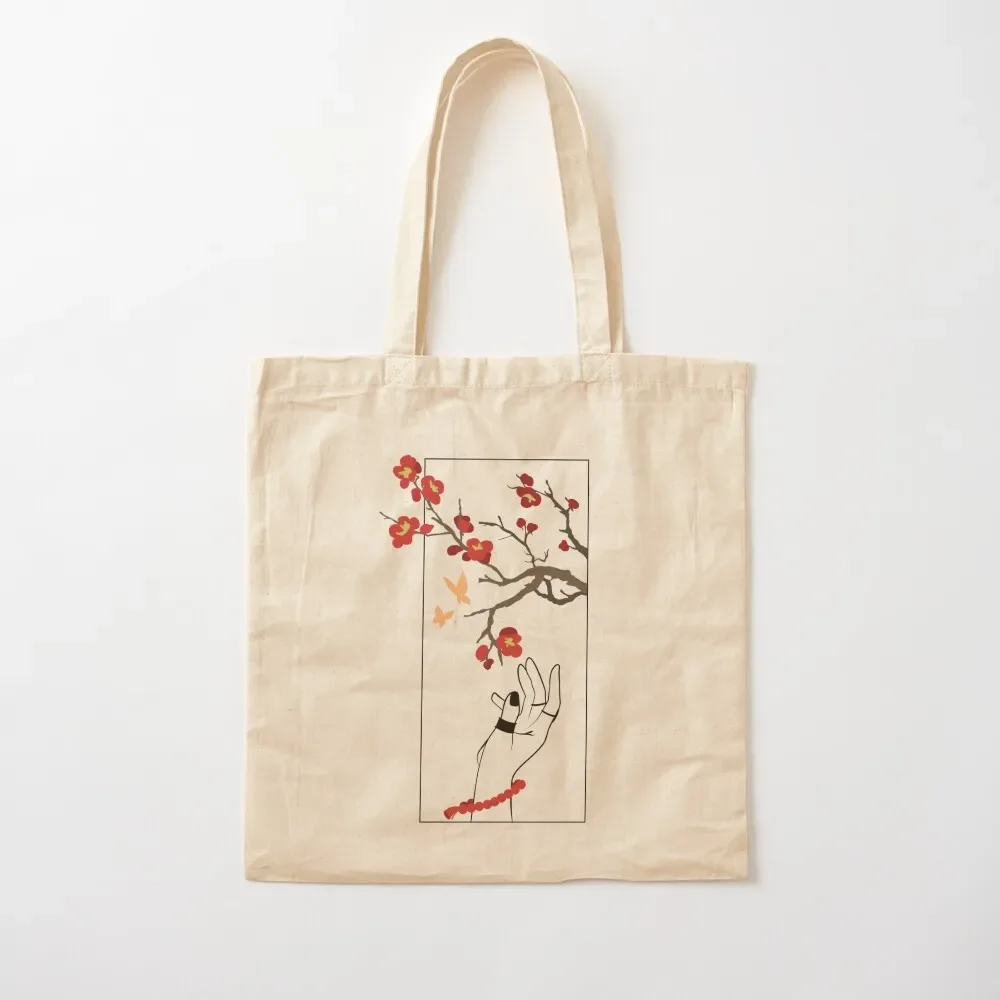 

Сбор цветов сливы - сумка-тоут Genshin Hu Tao Sac Pour Femme, сумки большого размера, подарочная сумка, женская сумка