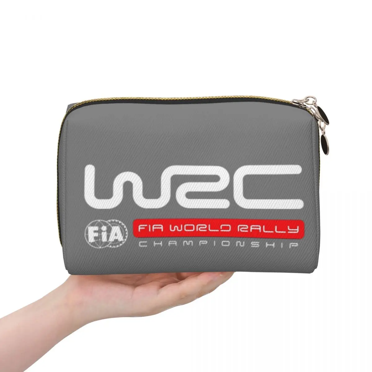 World Rally Championship WRC Women Cosmetic Bags Travel Makeup Organizer Pouch Toiletry Storage Dopp Kit Box