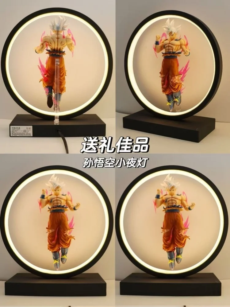 

Anime Son Goku Led Night Lamp Cartoon Dragon Ball Bedroom Usb Bedside Ambient Lighting Home Decoration Night Light Kids Gifts