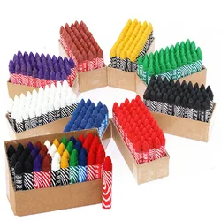 50 Pieces of Wood Marker Crayons Stone Rough Surface Cloth Wall Special Writing Oily Multi-color Paintbrush Art Supplies