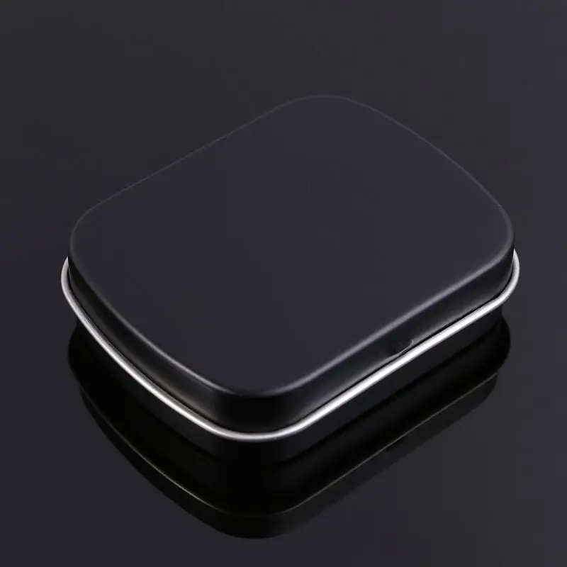 Caja almacenamiento hojalata con tapa, joyería, pendientes, anillos, almacenamiento para viajes libre, envío