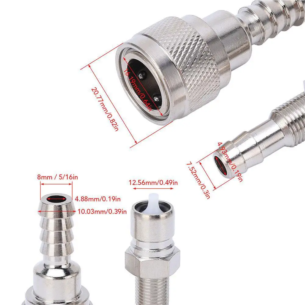 2PCS Fuel Connector Set For Tohatsu Engine 5HP To 90HP Fuel Tanks Outboard Motor 5-90HP Marine Boat Engine Aftermarket Parts