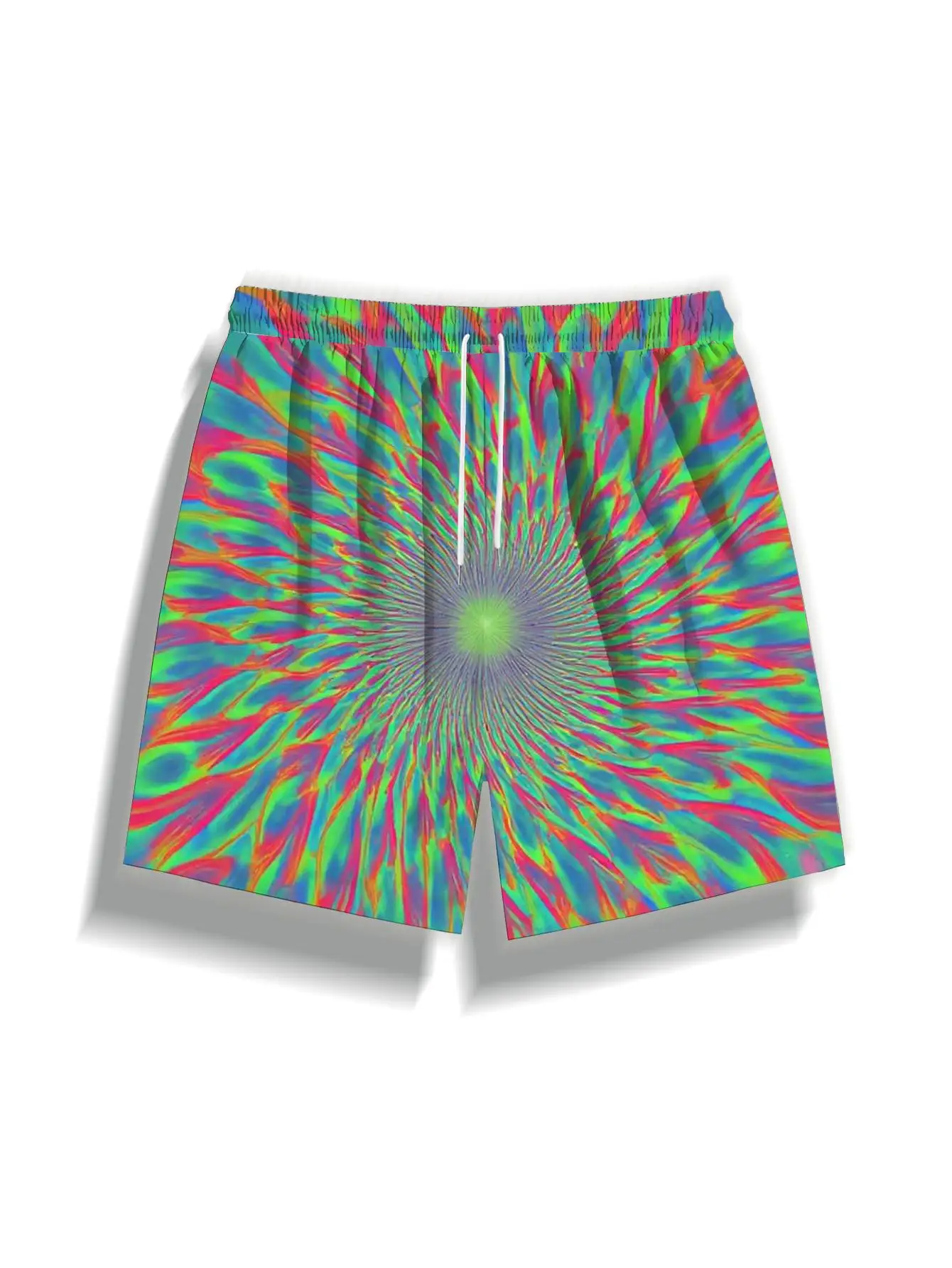 1pcs Men's Short swim trunks2026 Summer 3D Printed Short sleeve running Pants baggy pants Breathable Quick drying Polyester