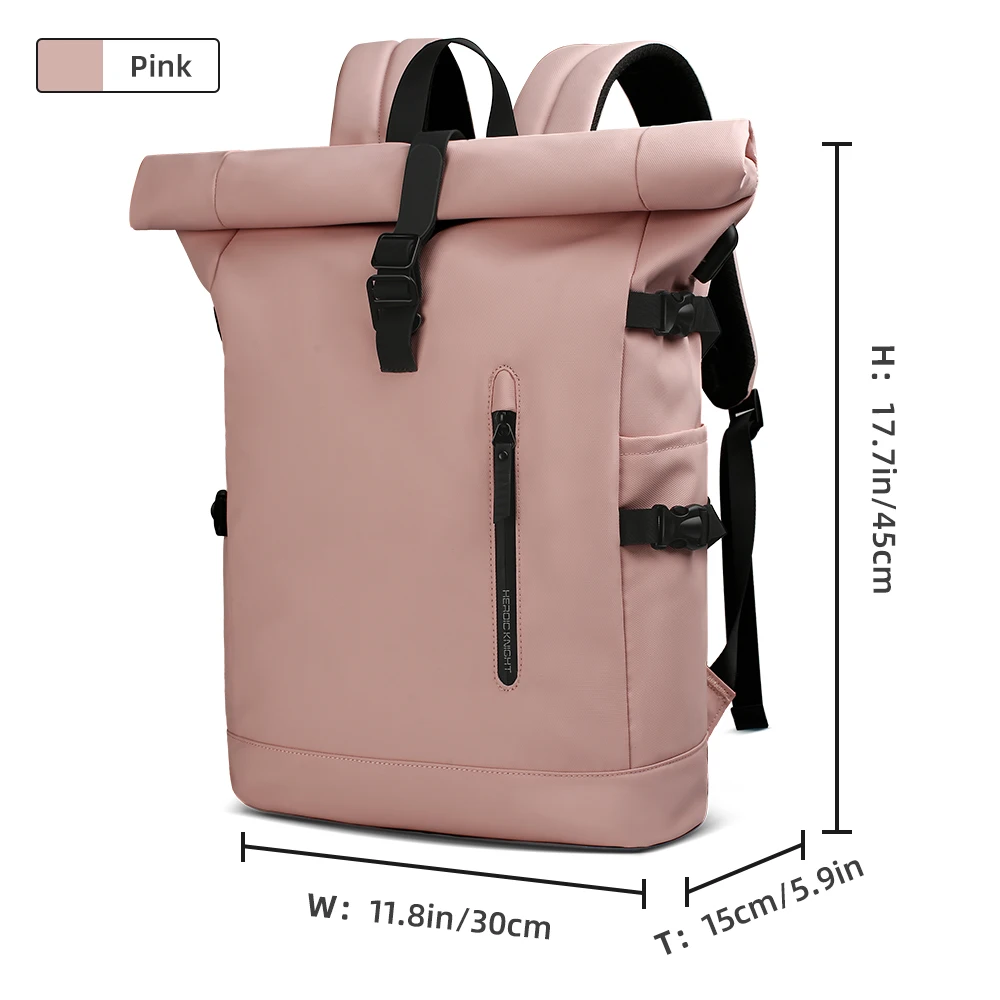 HK Uitbreidbare Reisrugzak Heren Grote Capaciteit Waterdichte 15,6” Laptoptas Wandelrugzak Fietsen Dagrugzak Tas met USB-poort - afbeelding 1