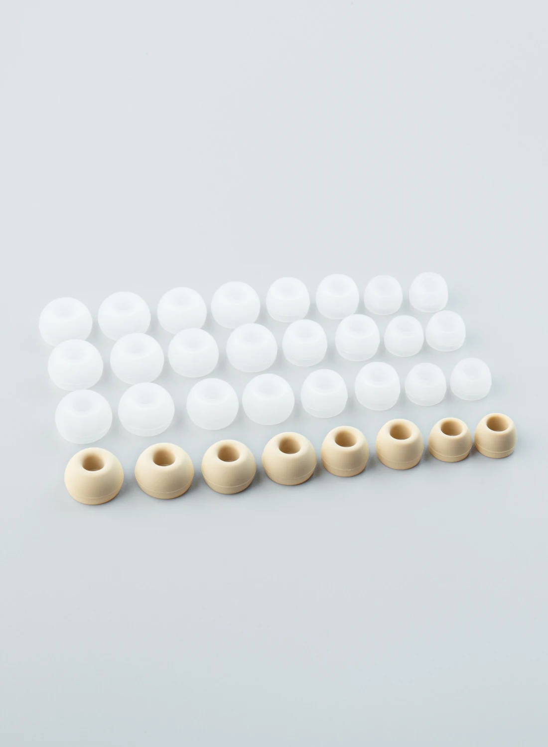 1/16 Pairs(S/M/L/XS) لينة سيليكون استبدال سماعات الأذن واضحة القهوة استبدال منصات الأذن ل KS1 KZ BL03 سماعة جديد