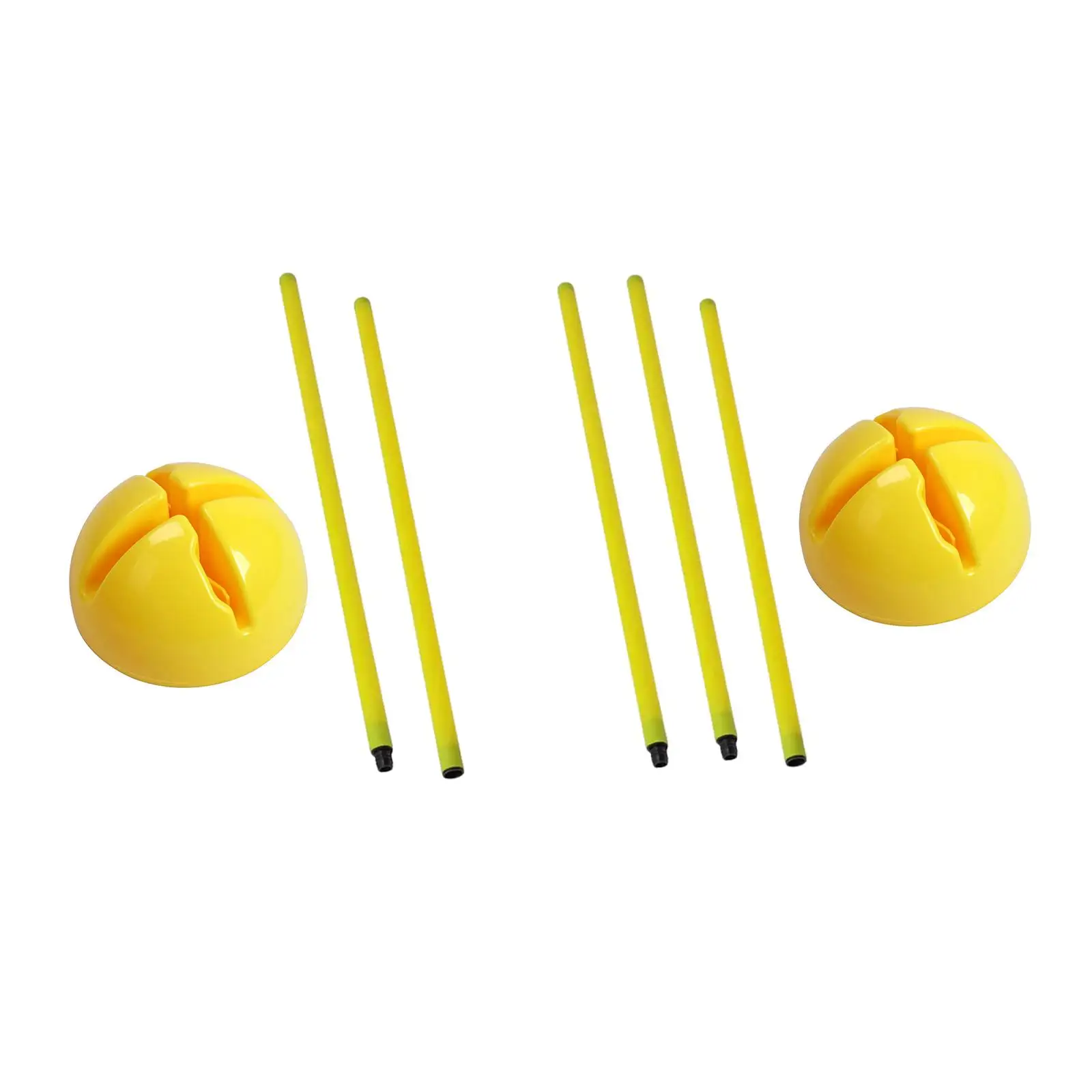 Football Agility Training Poles Barrier Marking Pole Football Soccer Training Supplies for Practice Outdoor Sports Competition