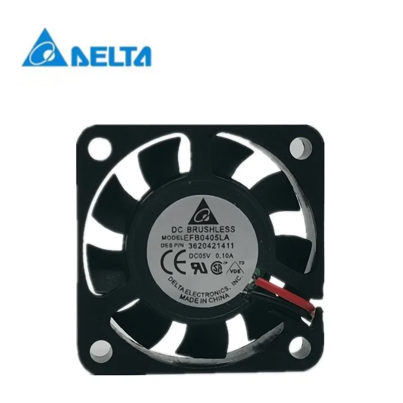 

+New for EFB0405LA 4010 5V 0.10a 4cm silent chassis power cooling fan
