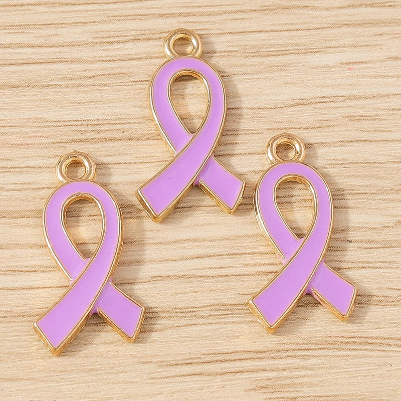 10pcs 11x21mm Cute Enamel Ribbon Bow Charms Pendants for Jewelry Making DIY Earrings Necklace Bracelets Handmade Crafts Supplies