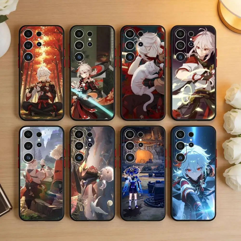 

AGenshin A-Kaedehara Kazuha Phone Case For Samsung S26,S25,S24,S23,S22,S21,S20,Plus,Fe,Lite,Others Black Cover