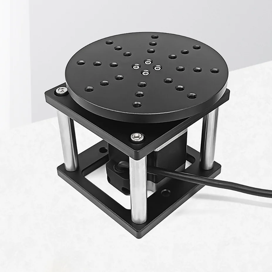 HYDZT57 small rotary platform inspection table electric r axis laser coding laser marking rotary platform electric