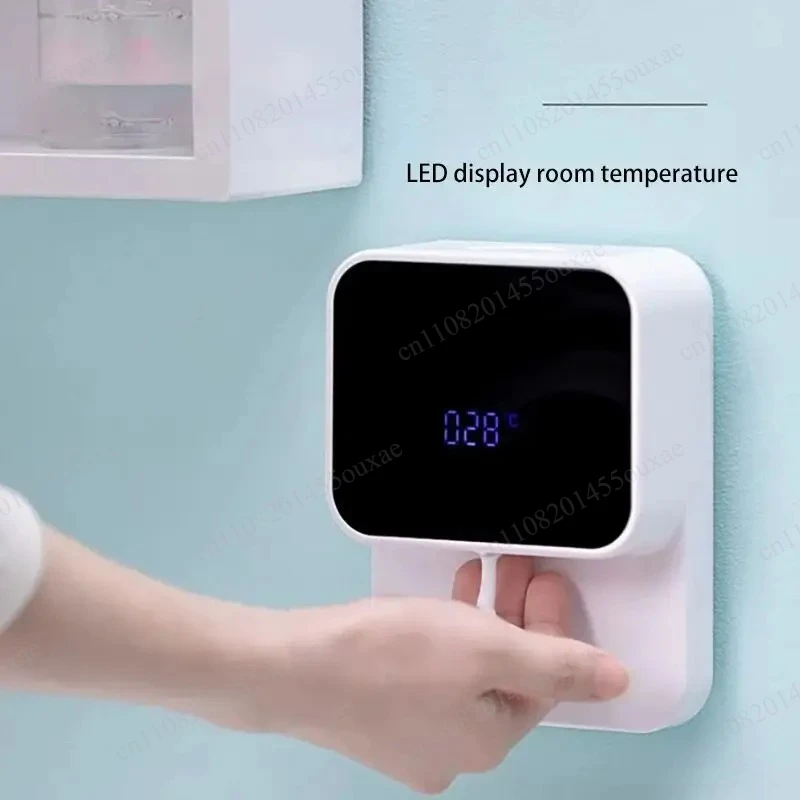 LED Screen Wall-Mounted Automatic Induction Foam Soap Dispenser Infrared Smart Touchless Hand Washing Sanitizer Dispenser