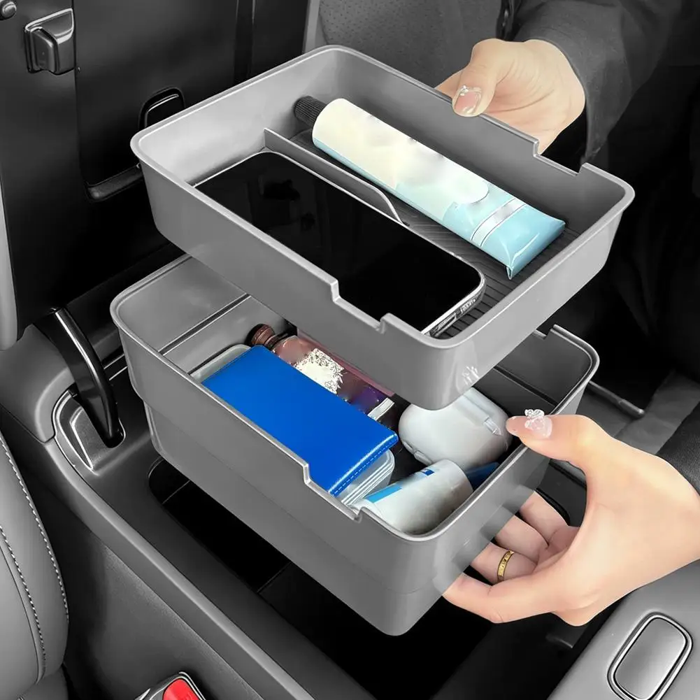 Zentrale Aufbewahrungsbox für Leapmotor Lafa5 B05 Mittelkonsole Organizer-Ablage Armlehnenfach Schublade Zubehör – Detail 5