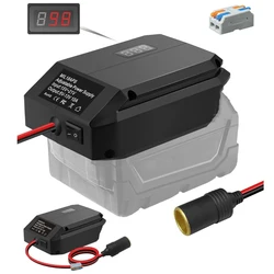 18V to 12V Step Down Converter for Makita/Dewalt/Milwaukee Battery Cigarette Lighter Adapter Power Wheel Adapter Car Regulator