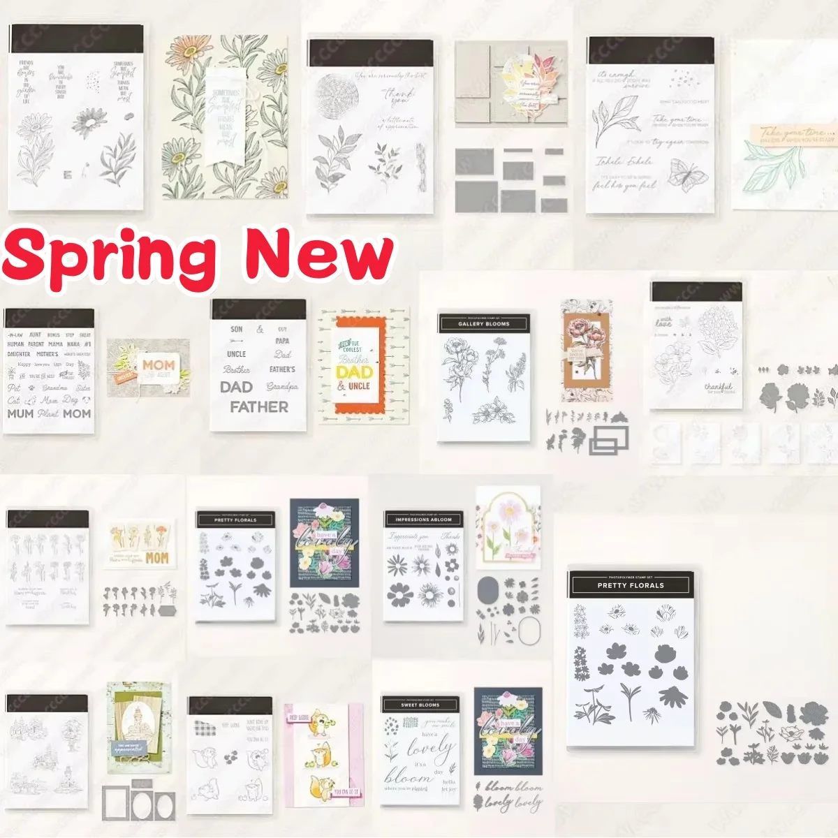 

Impressions Abloom Sailing Clear Stamps Metal Cutting Dies Stencils for DIY Decorating Scrapbook Paper Card Spring Summer New