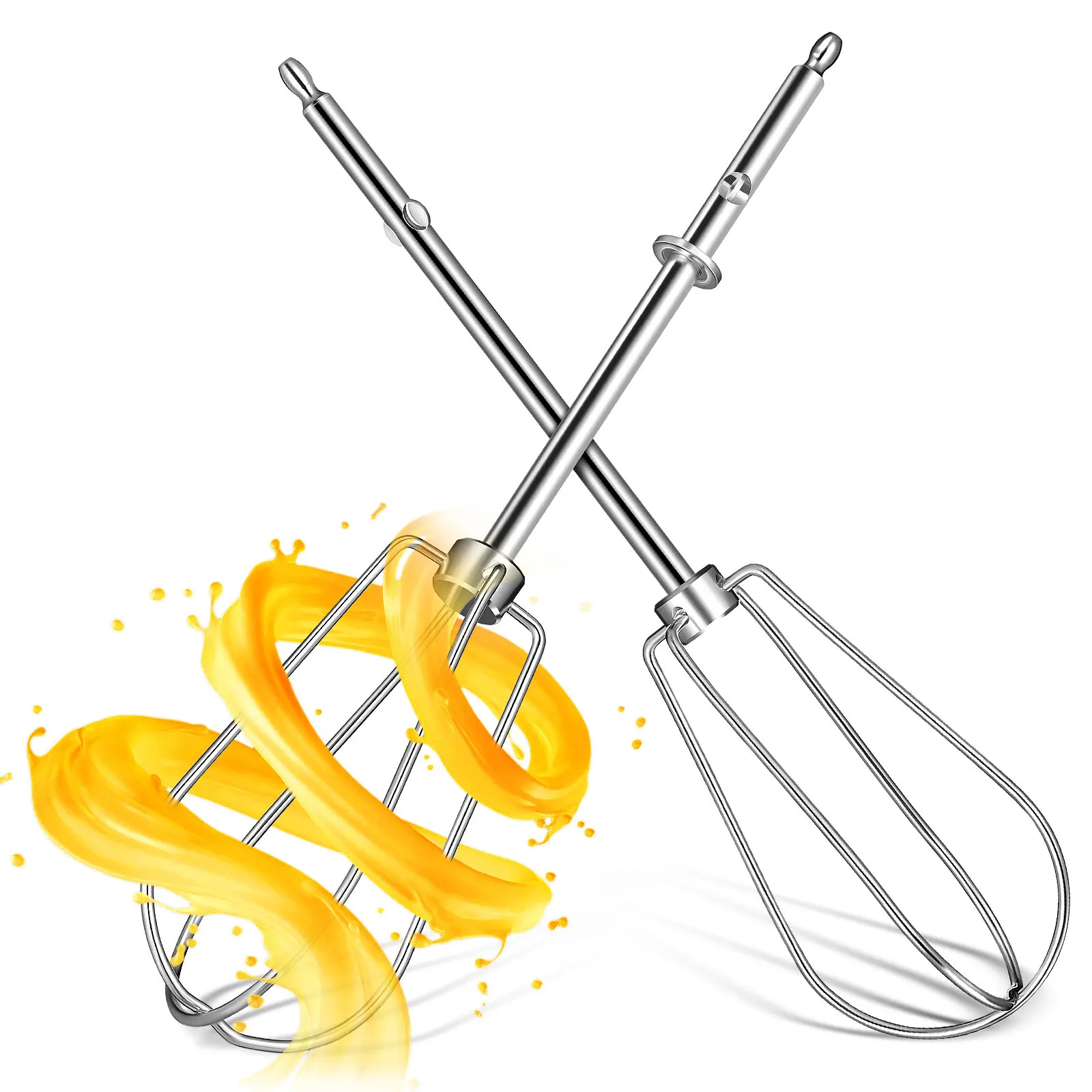 2 Pcs Whisk Electric Mixer Parts Hand Beaters Replacement Attachments Drum Mallets Accessories Beating Tool