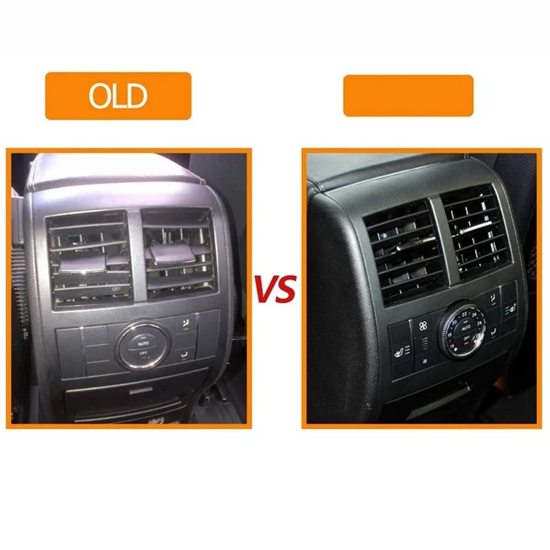 

ABGR-автомобильная внутренняя задняя вентиляционная решетка кондиционера в сборе для Mercedes Benz W164 ML GL 300 350 450 500, детали 164830045