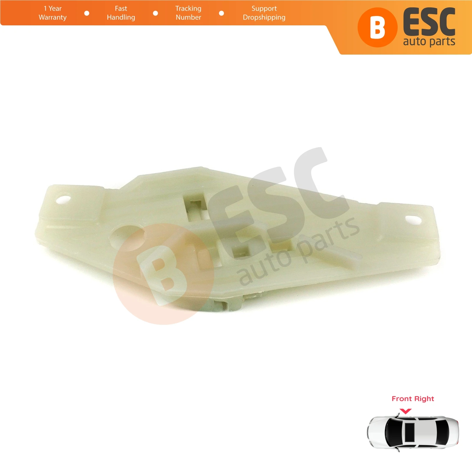 EWR5411 Window Regulator Repair Clips Front Right Door for Toyota Corolla E10 AE100 E100 1991-1999 3/4/5 Door 6981002051