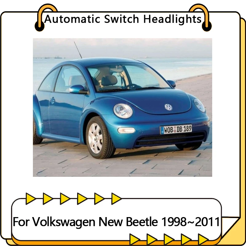 Für volkswagen vw neuer käfer bjalla 1998 ~ 2011 scheinwerfer automatischer schalter upgrade autozubehör auto tuning