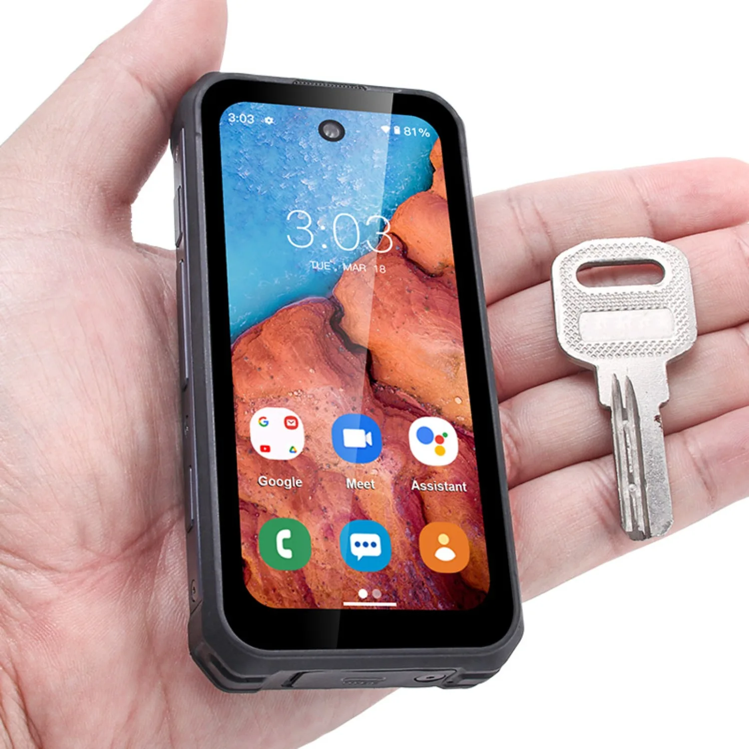 2025 NEW UNIWA MAXo 4G Mini Rugged Smartphone 3.88 Inch Small IPS Screen 6GB+128GB IP68 Android12 3000mAh Face ID Unlock Phone