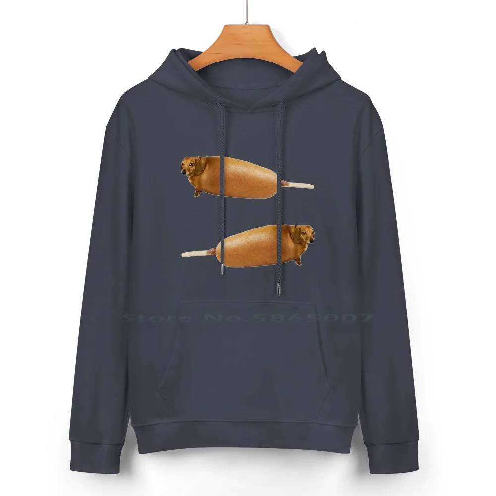 Corndogs Pure Cotton Hoodie Sweater 24 Colors Dogs Lobster Corgi Corgis Dog Lover Puppy Memes Reddit Funny Cute Internet Shibe