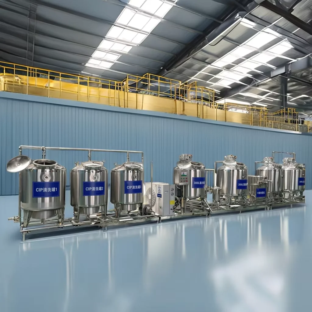 200-1000L High Temperature Sterilizer Industrial Milk Yogurt Cheese Dairy Fluid Pasteurization Production Line