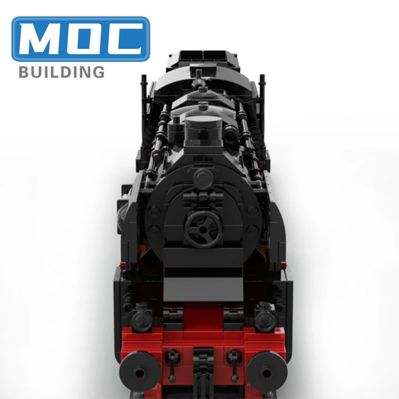 

German War Locomotive Train Toy Set DRB 52 Car Railway Machine Building Blocks Bricks Movie Train Head Creative Toys Gifts