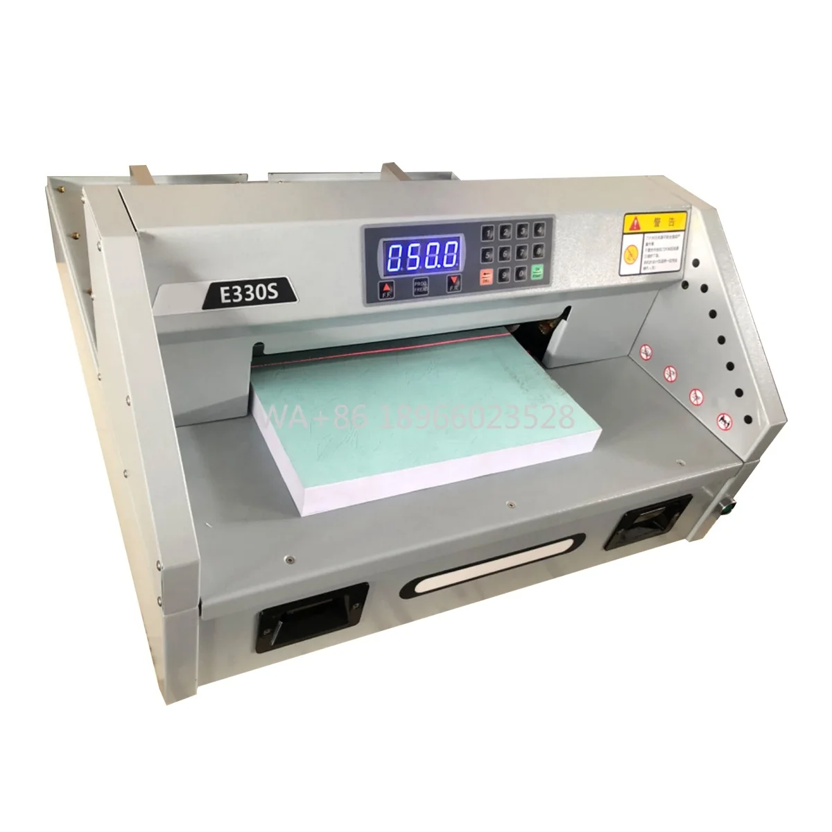 

QK-E330S Дешевая цена Электрический настольный станок A3 A4 330 мм для резки бумажных листов