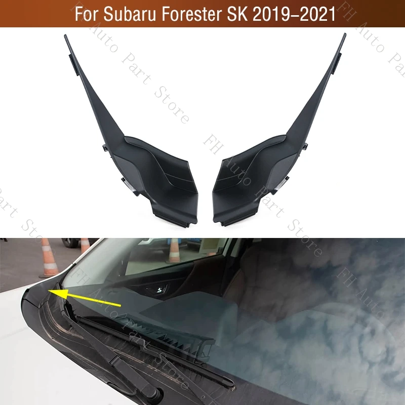 

91423SJ011 91423SJ001 обертка переднего лобового стекла, угловая накладка, крышка, капот, панель, пластина для Subaru Forester SK 2019 2020 2021