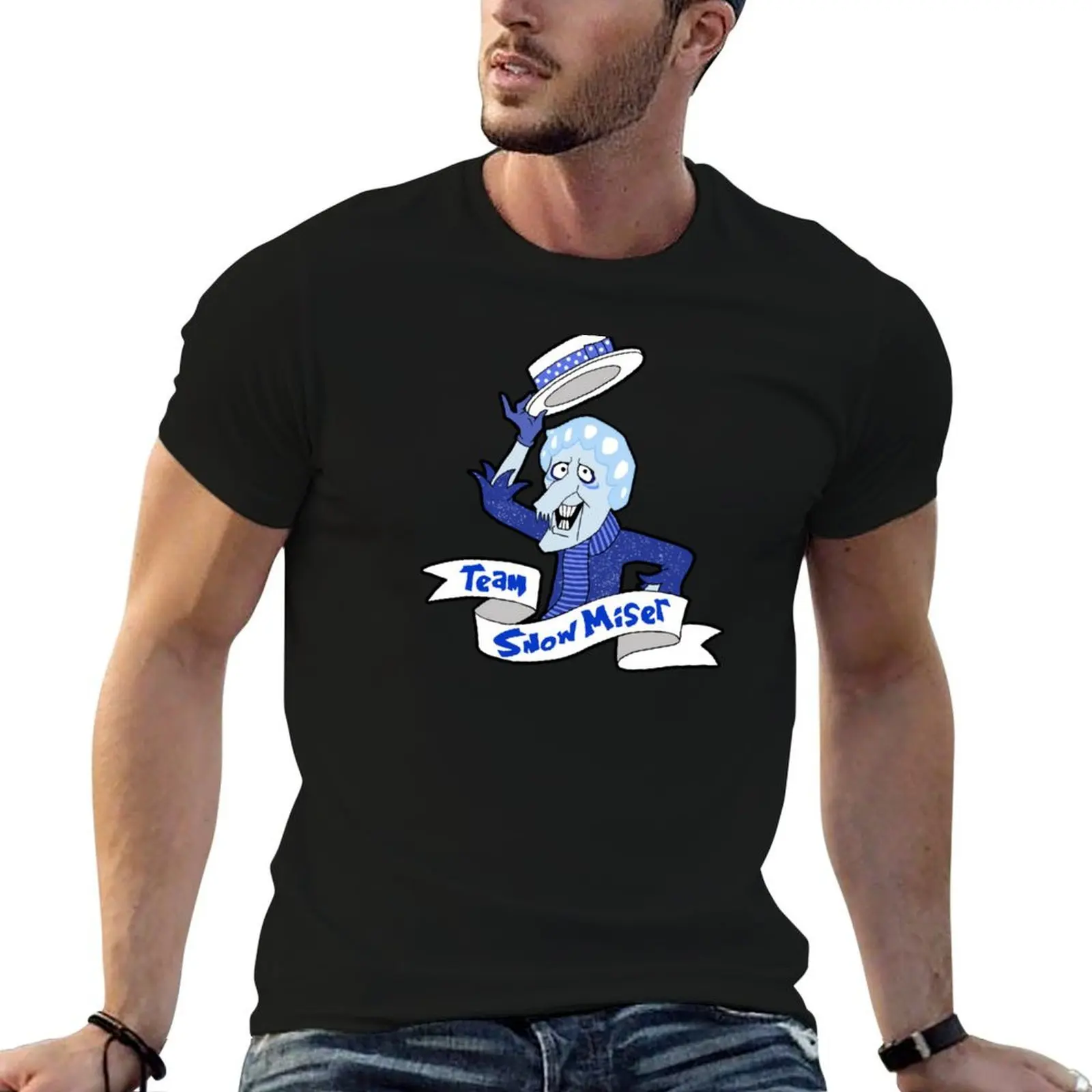 

Team Snow Miser T-Shirt man t shirts high quality luxury brand anime t shirts oversize T-Shirt