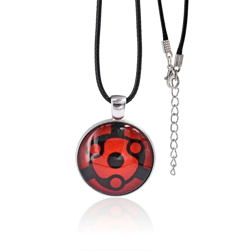 Naruto Shippuden Sharingan Necklace, Glow-in-the-Dark