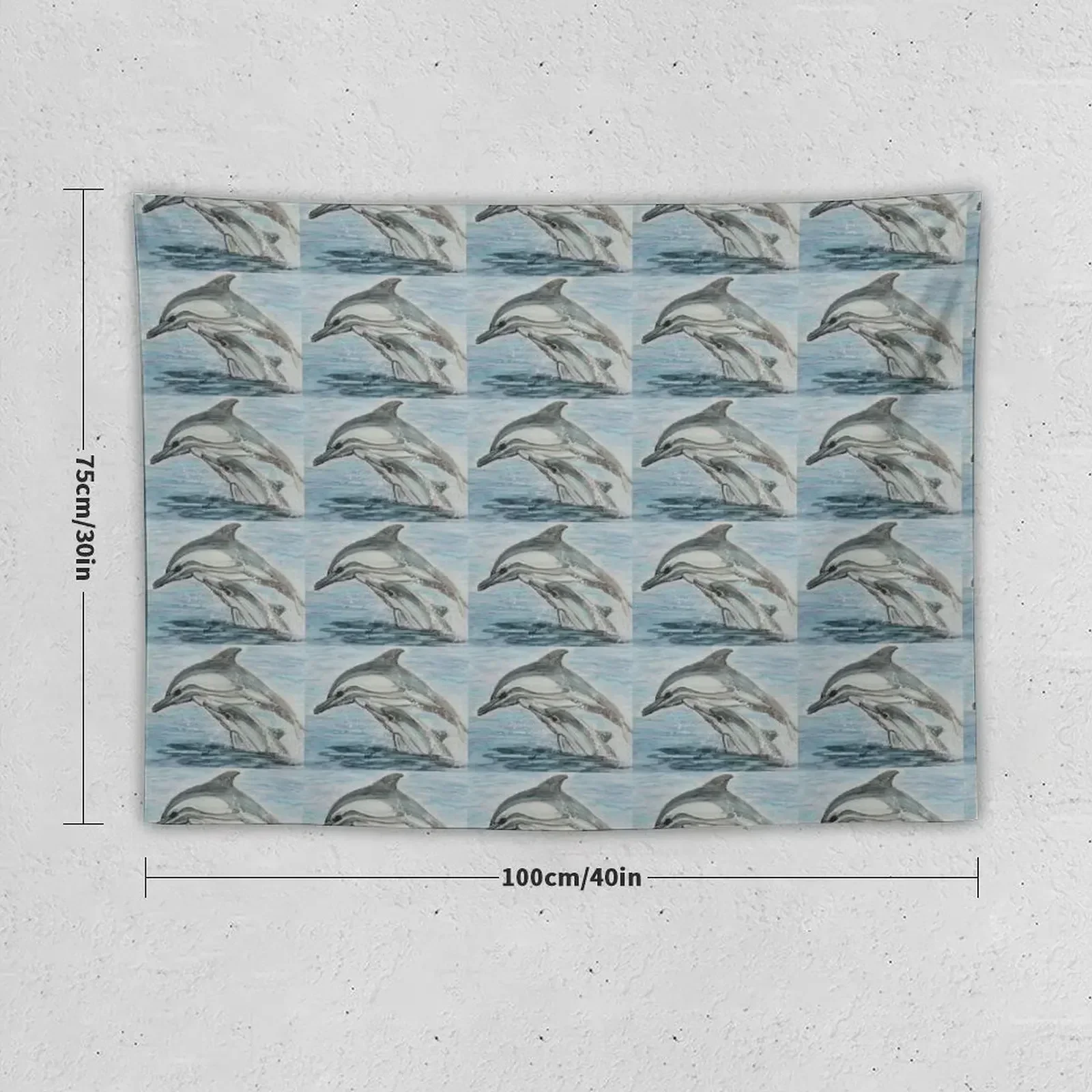 Dolphin Leap Lessons Tapestry Bedroom Decor Living Room Decoration Aesthetic Decoration Wall Decor Hanging Tapestry