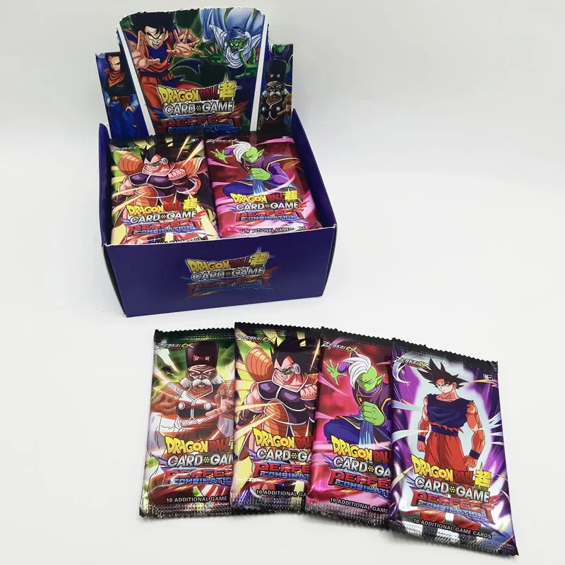 Dragon Ball Anime Game English Edition 300 Dragon Ball Cards New Son Goku Battle Cards Children's Toys Birthday Gift Series