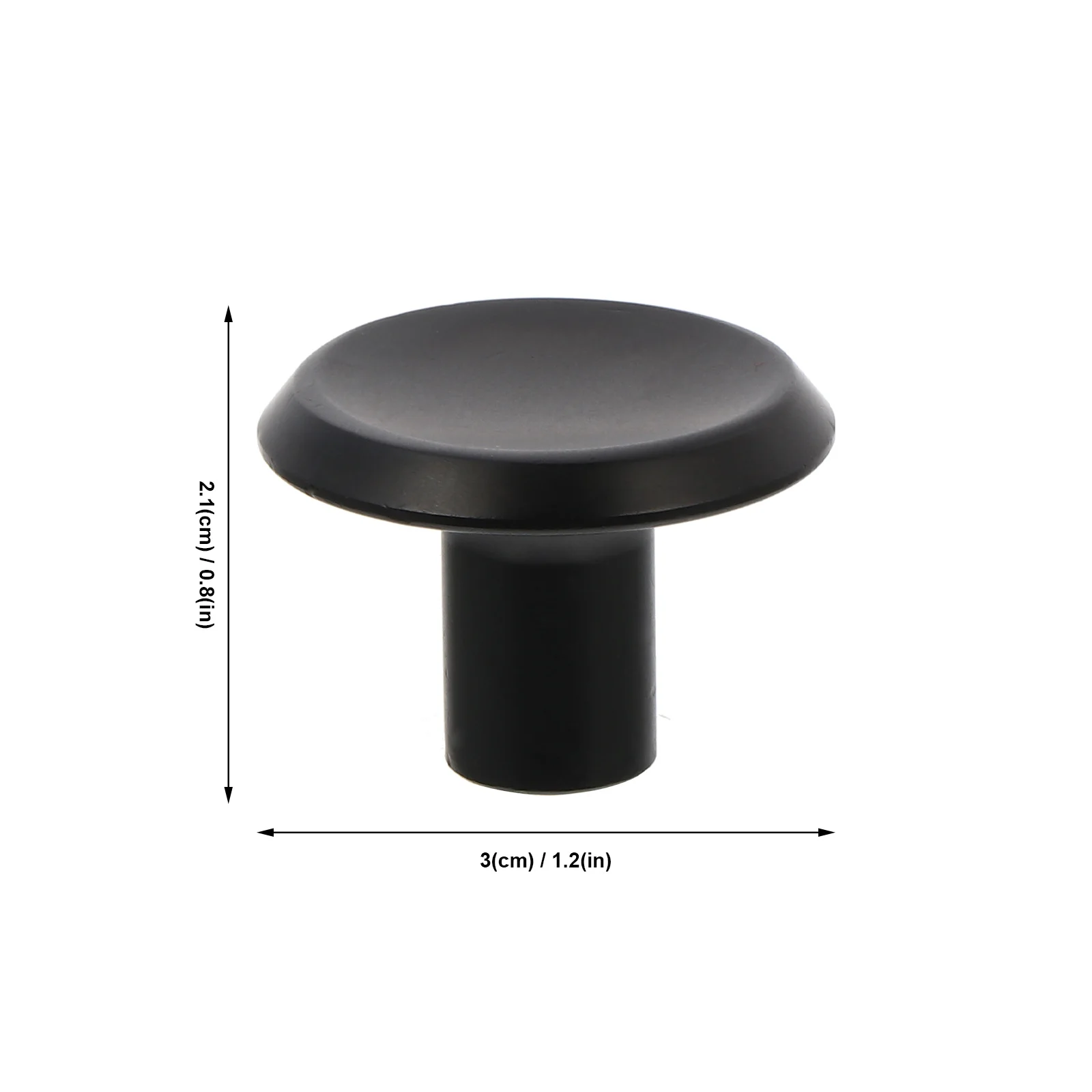 

4 pcs Single Hole Black Aluminum Cabinet Knob Modern European Drawer Pull Door Wardrobe Handle Wardrobe Handle