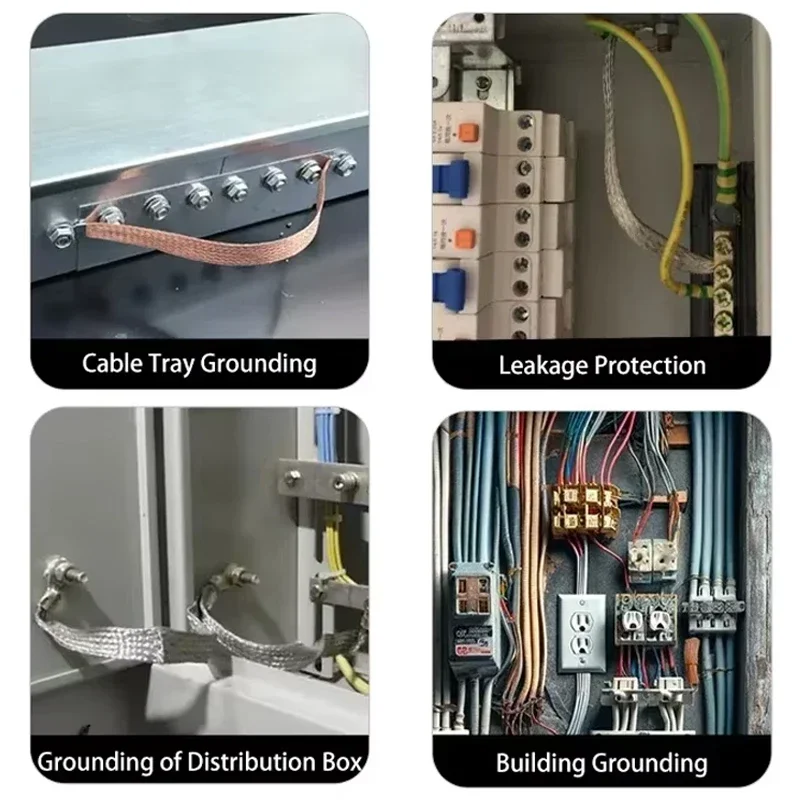 1~20m Braided Cable Sleeve Copper Tinned Plating 2~28 mm Expandable Screening Shielded Metal Sheath Signal Wire Cable Stripper