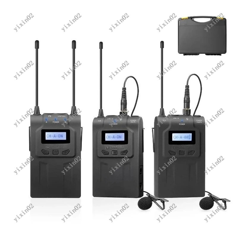 Micrófono Lavalier Inalámbrico UHF de 48 Canales y 984 pies - BOYA By-WM8 PRO-K1