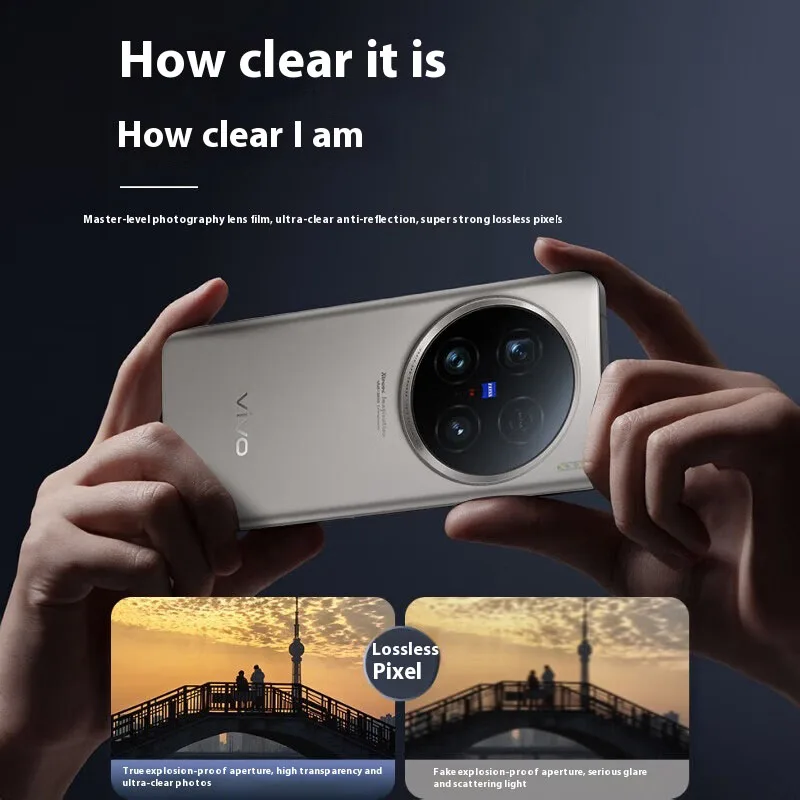 フル接着カメラレンズ強化ガラス vivo X200 ウルトラカメラプロテクター vivo X200Pro ミニフィルムレンズカバーロケーターインストール