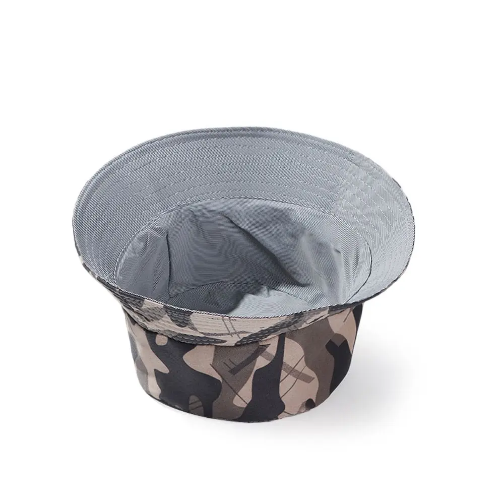 1PCS Camouflage Bucket Hat Wide Brim Visors Foldable Portable Anti-UV Women Men Beach Sun Hat Summer Fisherman Cap