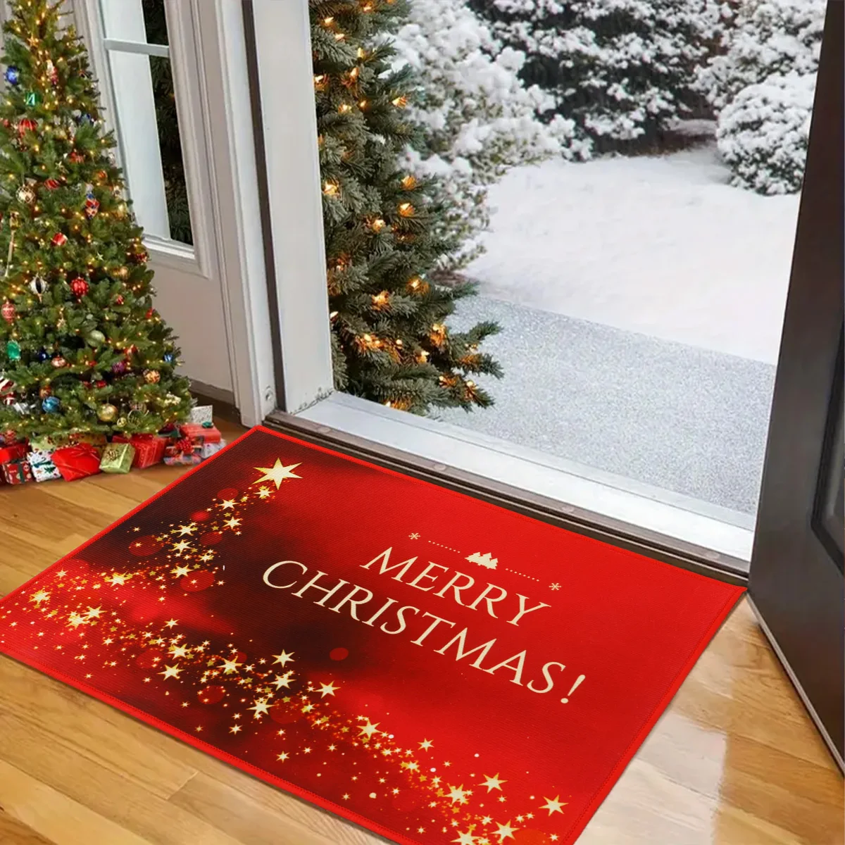 

Christmas Door Mat Santa Claus Outdoor Carpet Merry Christmas Decorations For Home 2025 Navidad Xmas Ornament New Year 2026