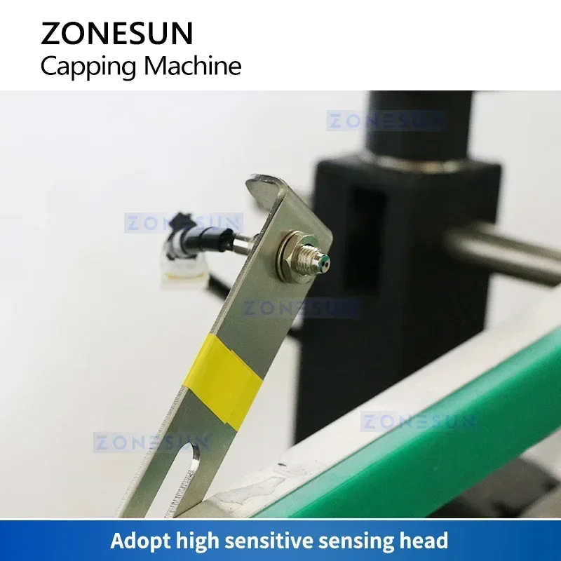 ZONESUN Macchina automatica per sigillare bottiglie con tappatore a rotazione Sigillatrice per barattoli Salsa per pasta Ketchup Attrezzatura per imballaggio ZS-XG440T2