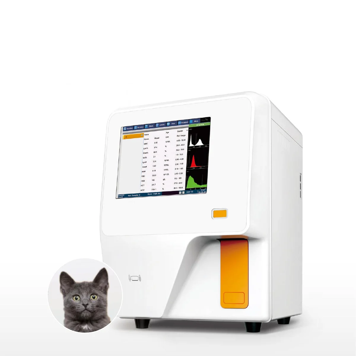 

Vet Animal Medical Fully Auto Hematology 3 Part Hematology Blood Analyzer
