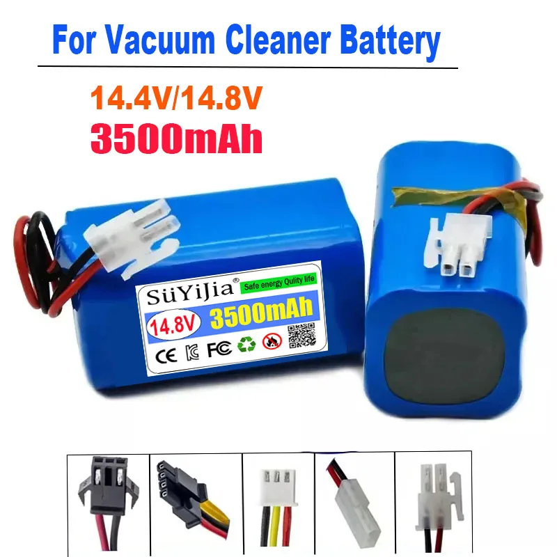 

4S1P 18650 14,8 В/14,4 В 3500 мАч аккумулятор для пылесоса для Panasonic/ILIFE/FLYCO/Eufy/POLARIS/RoboVac/Deebot/Conga Excellence