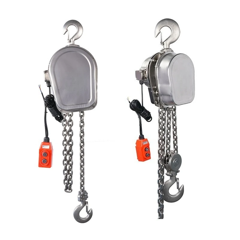 304 stainless steel ring chain electric hoist lifting and reversing chain lift