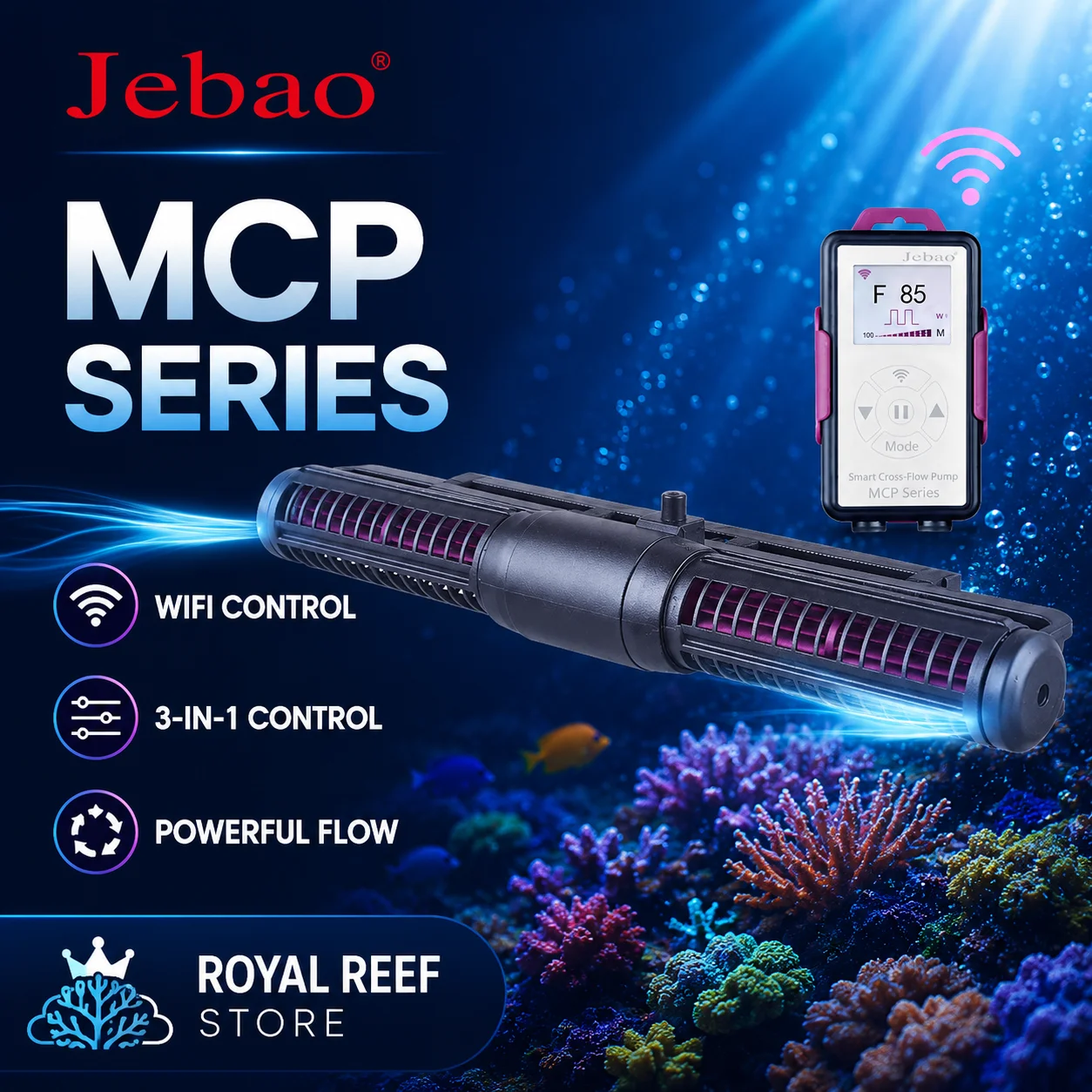 Reef Aquarium - Pompe à courant croisé Jebao Jecod