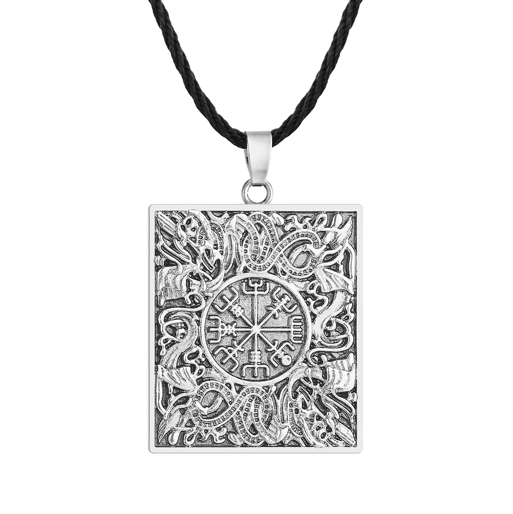 Vegvisir Pendant Viking Pendant Great Detailed Norse Viking Necklace Jewelry Send Men's Gift