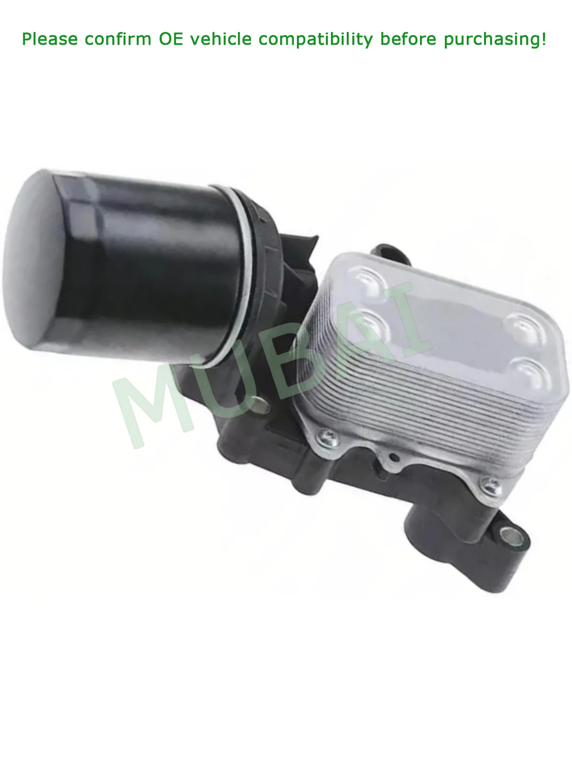 

Engine Oil Cooler 04B115389B Oil Filter Housing Adapter Assembly for Audi A1 Volkswagen Polo Skoda 1.4 TDI 2014-2023