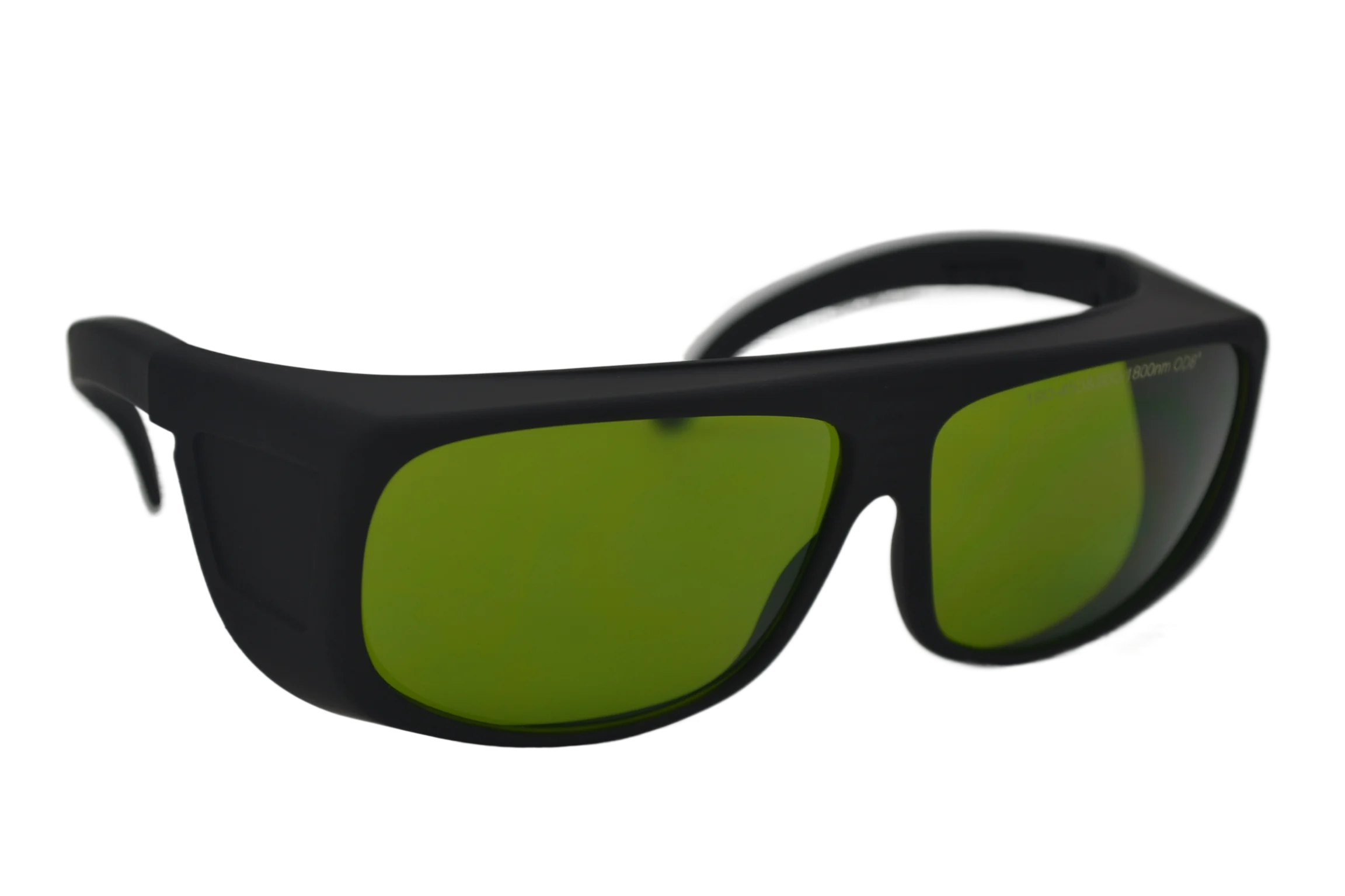 OD 8 Laser Protection Glasses For 190-450nm & 900-1800nm OD6+ 1064-1095nm OD 8+ Adjustable Temple