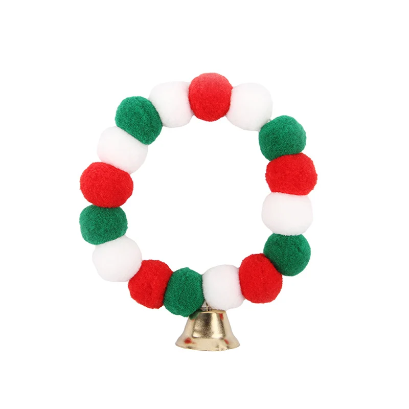 Make Your Pet the Star of Christmas with our Plush Fur Pet Collar in Green or Blue - Available in S, M, L Sizes!