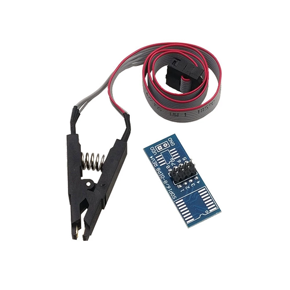 CH341A 24 25Series EEPROM Flash BIOS USB Programmer Module+SOIC8 SOP8 Test Clip for EEPROM 93CXX / 25CXX / 24CXX DIY KIT